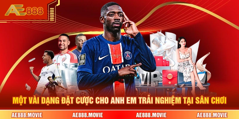 Một vài dạng đặt cược cho anh em trải nghiệm tại sân chơi 